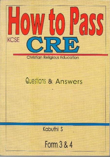 HOW TO PASS CRE FORM 3&4