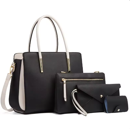 JACQUARD WOMEN'S HANDBAGS SET