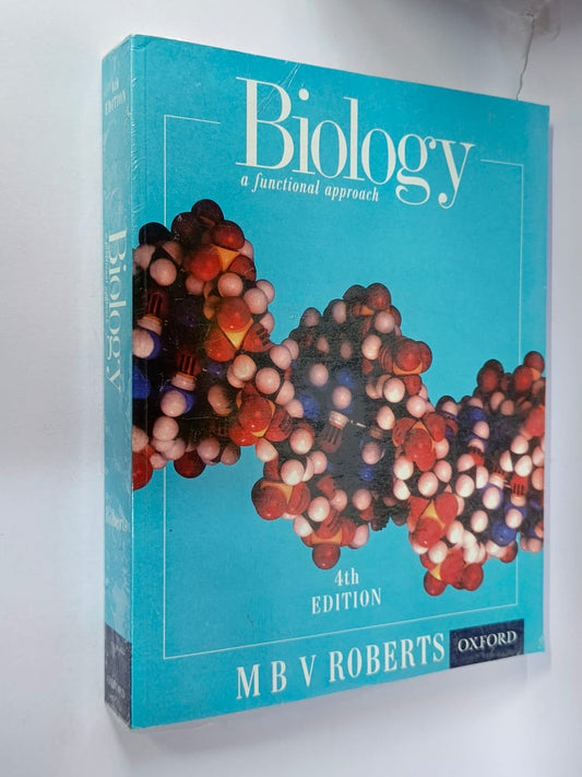 BIOLOGY-  A FUNCTIONAL APPROACH