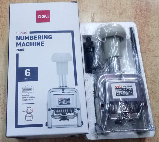 NUMBERING MACHINE -DELI 6 DIGIT