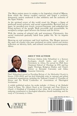 THE MUGWE: Religious and Cultural Leader of the Ameru of Kenya