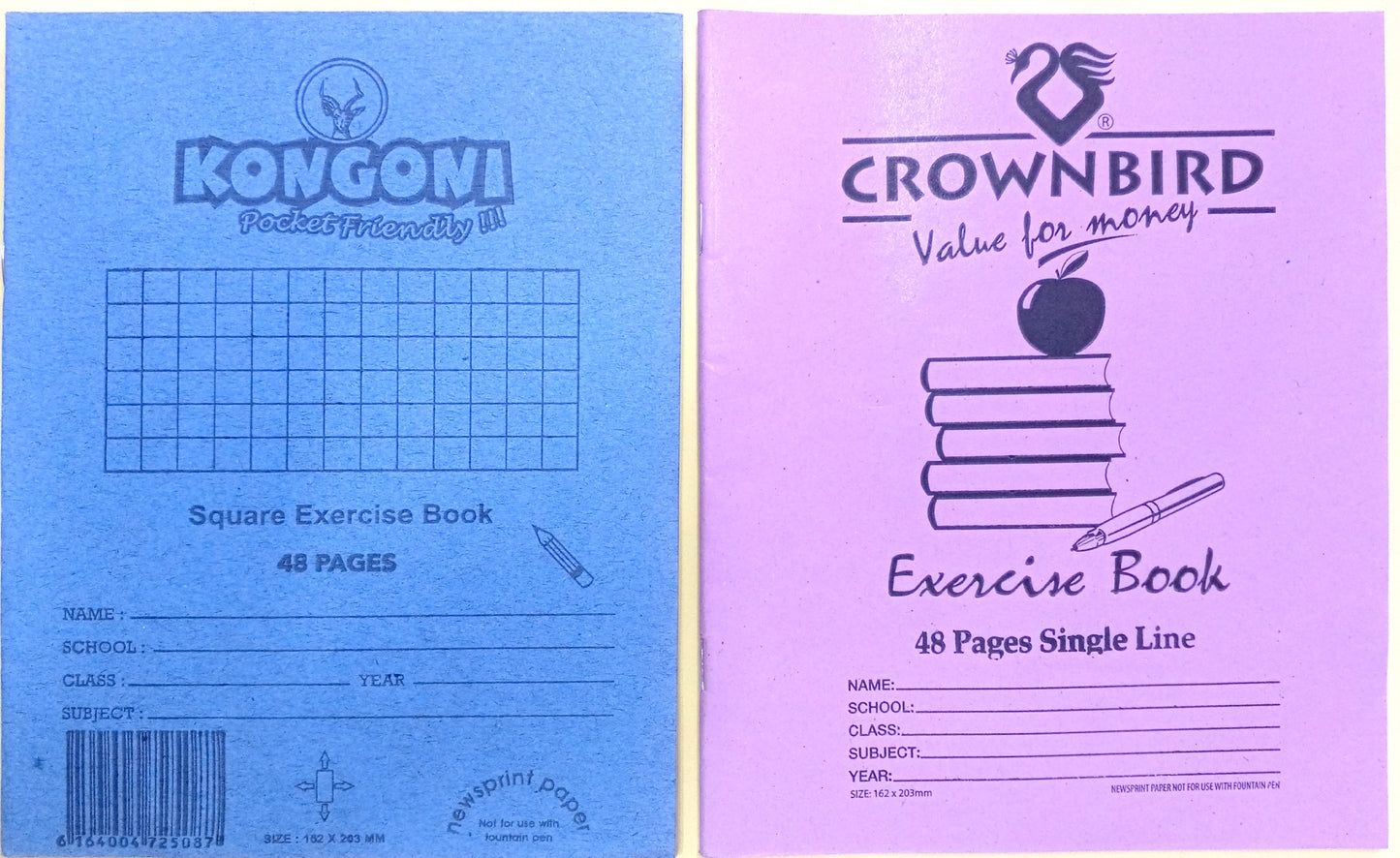 EXERCISE BOOKS A5 SL&SQ NEWSPRINT