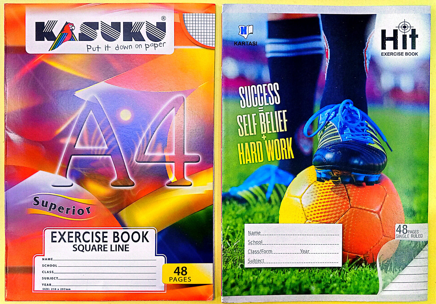 EXERCISE BOOKS A4  SL&SQ