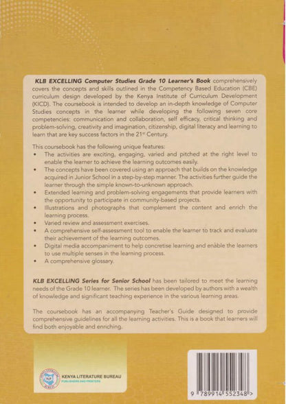 KLB EXCELLING COMPUTER STUDIES GRADE 10