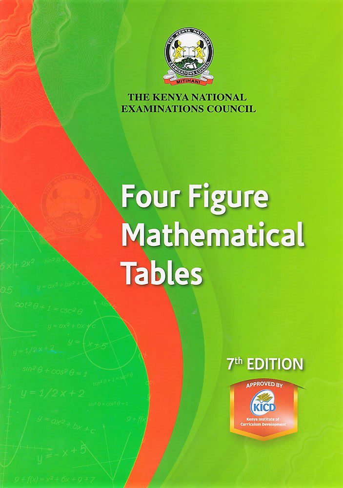 FOUR FIGURE MATHEMATICAL TABLE – MUGAMBI EMPORIUM