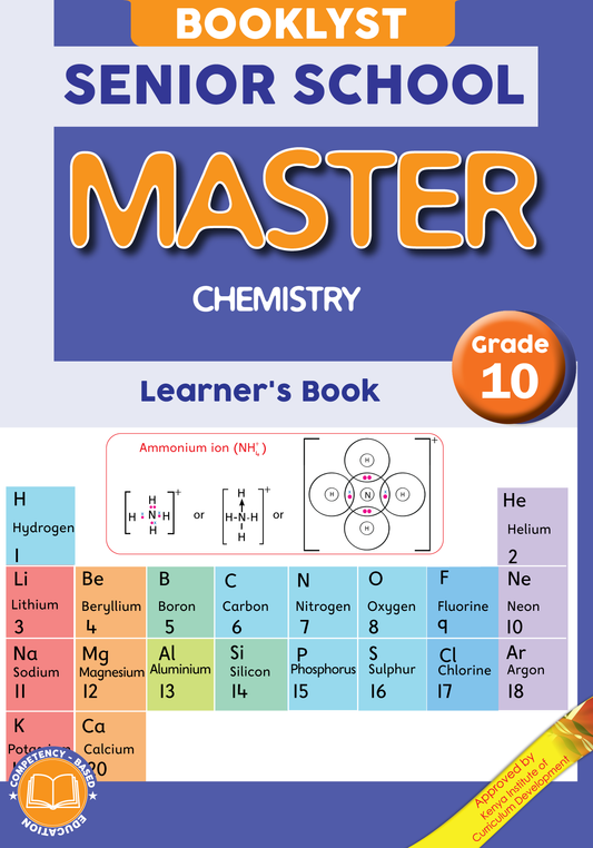 MASTER CHEMISTRY GRADE 10