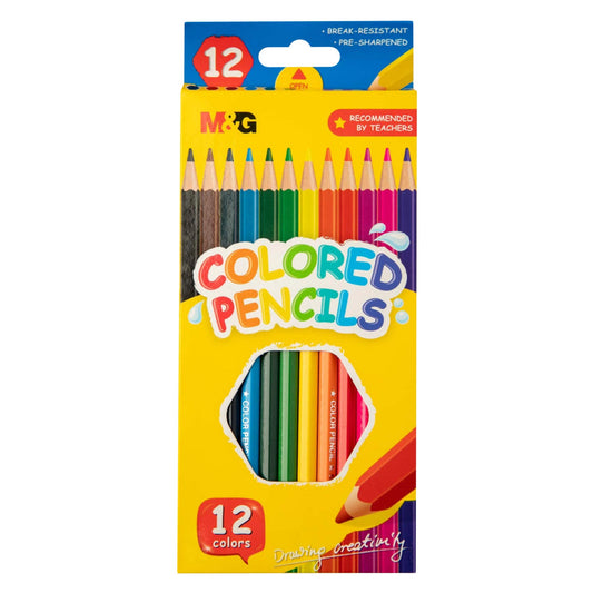 M&G COLOURED PENCIL 12C-34365