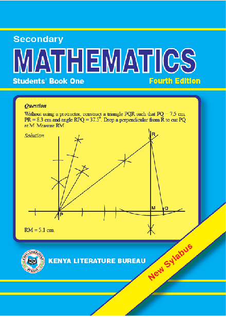 KLB SECONDARY MATHEMATICS