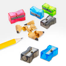 PENCIL SHARPENER  OFFICE POINT SQUARE PLASTIC