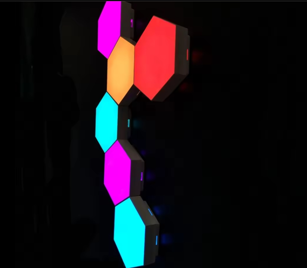 Hexagonal Splicing Lights 3D Wall Lamp