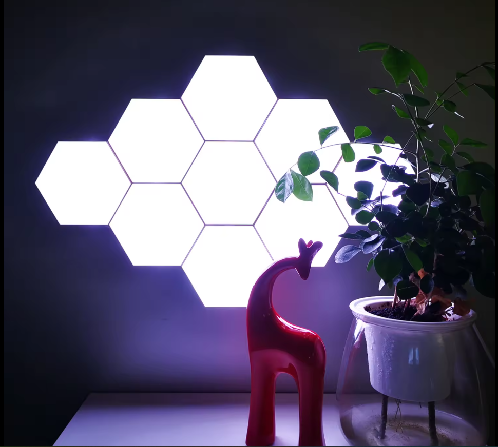 Hexagonal Splicing Lights 3D Wall Lamp