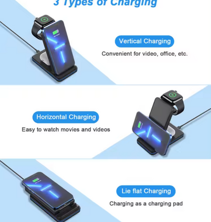 QI FOLDABLE WIRELESS CHARGING STATION