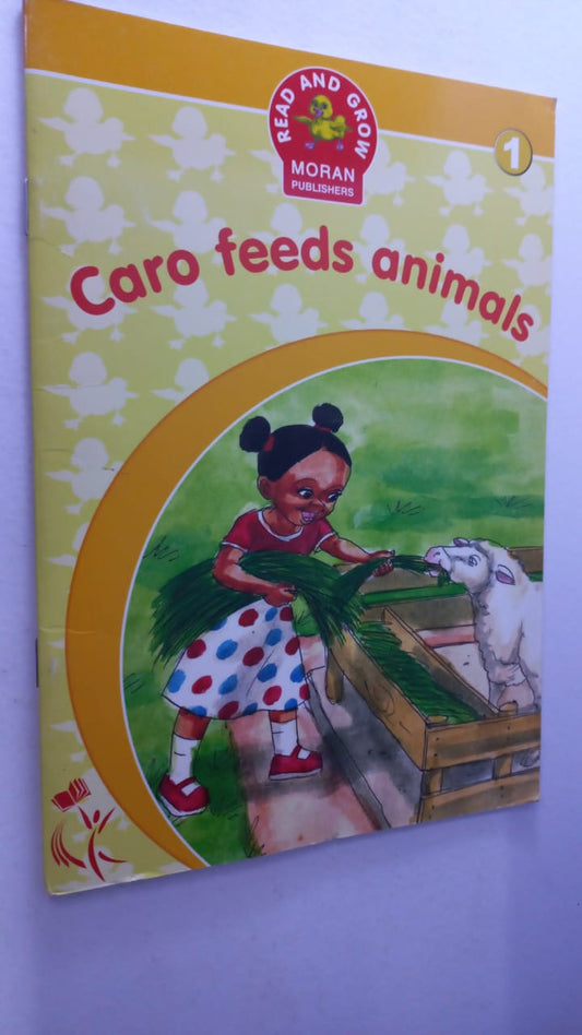 CARO FEEDS THE ANIMALS