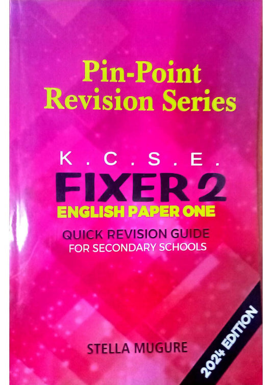 PIN-POINT REVISION FIXER 2 ENGLISH PAPER ONE