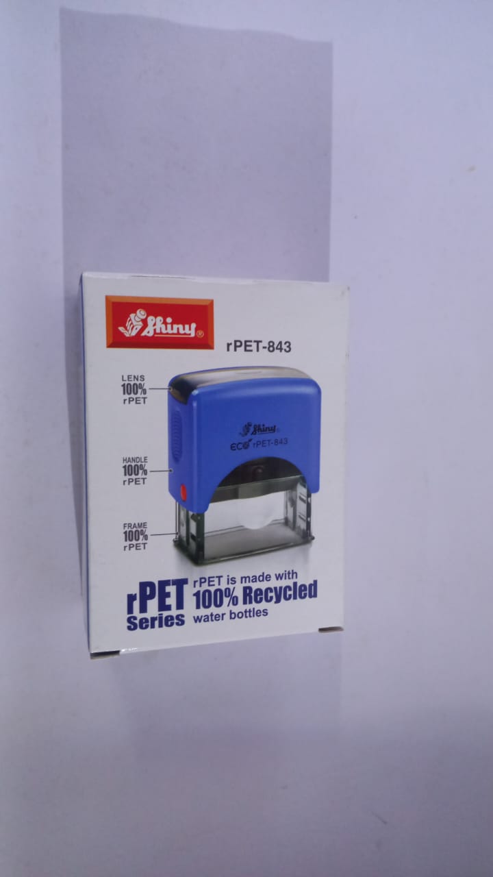 SELF INKING STAMP SHINY (rPET SERIES)