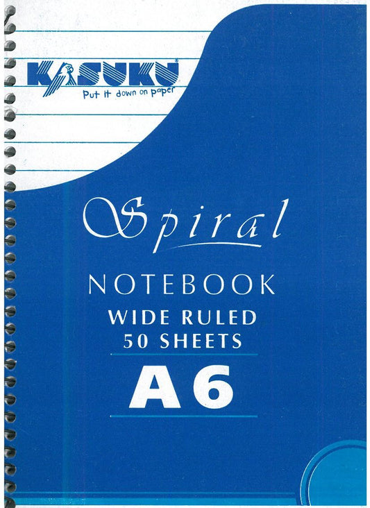 SPIRAL NOTE BOOKS A6 KASUKU/ECONOMIC