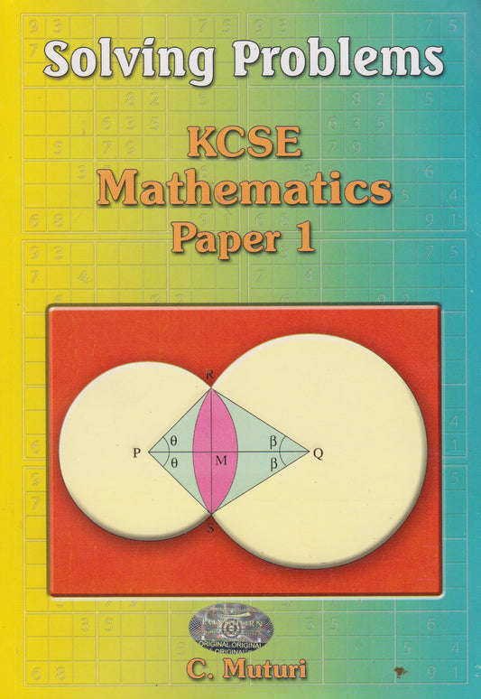 SOLVING PROBLEMS KCSE MATHEMATICS PAPER 1